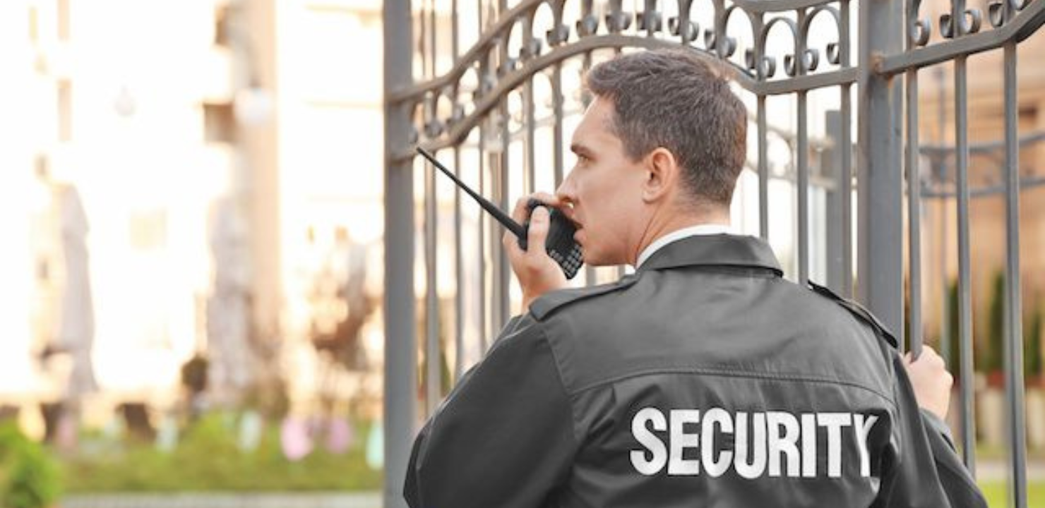 construction gate security