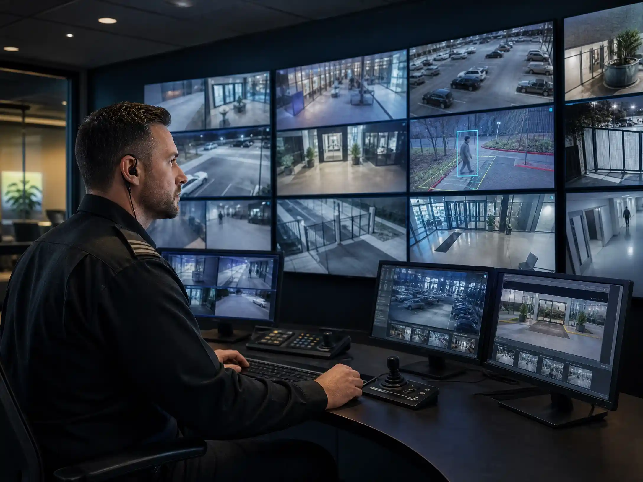 Live video monitoring control room